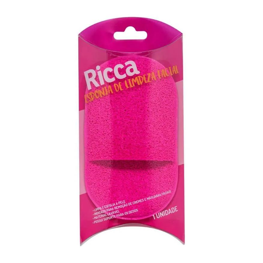 Big Universo Esponja de Limpeza Facial Ricca Cód.1822