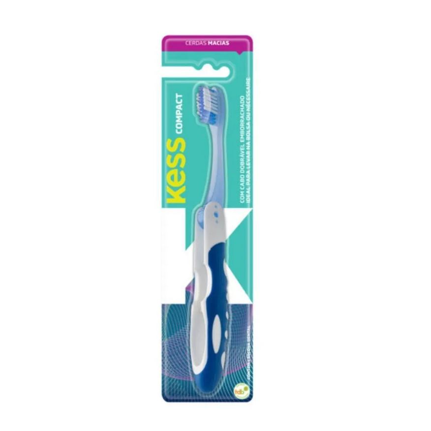 Big Universo Escova Dental Compact Macia Kess Belliz Azul Cod.2084