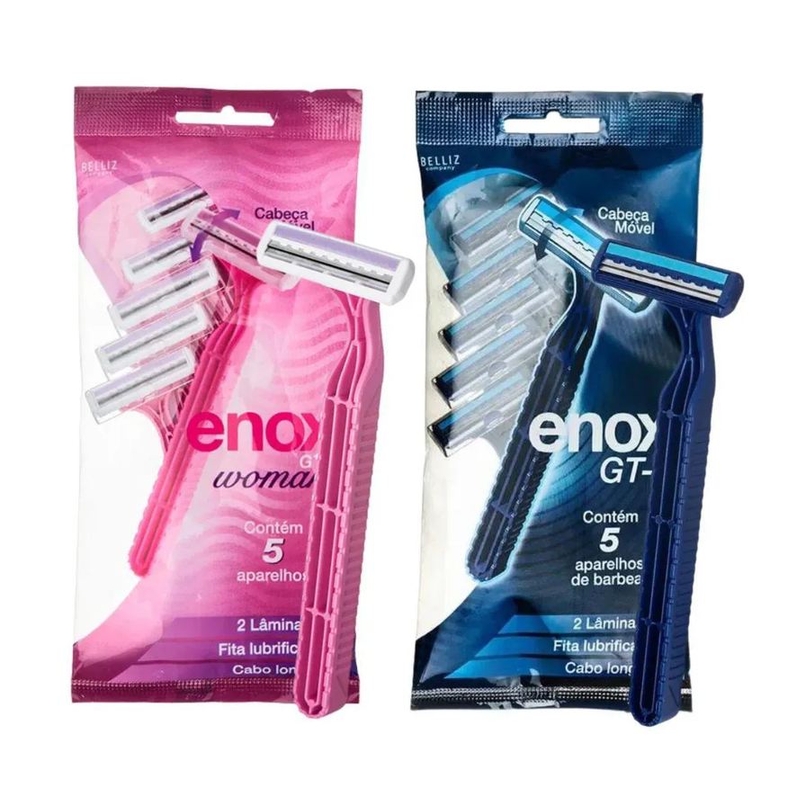Big Universo Kit Enox Aparelho de Depilar Gt-2 Woman + Aparelho de Barbear Gt-2
