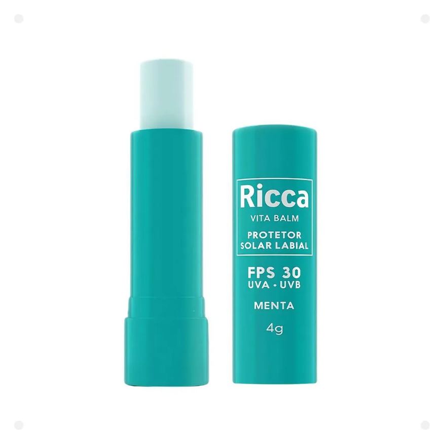 Big Universo Protetor Solar Labial Ricca Vita Balm Menta Fps 30 Cód:3804