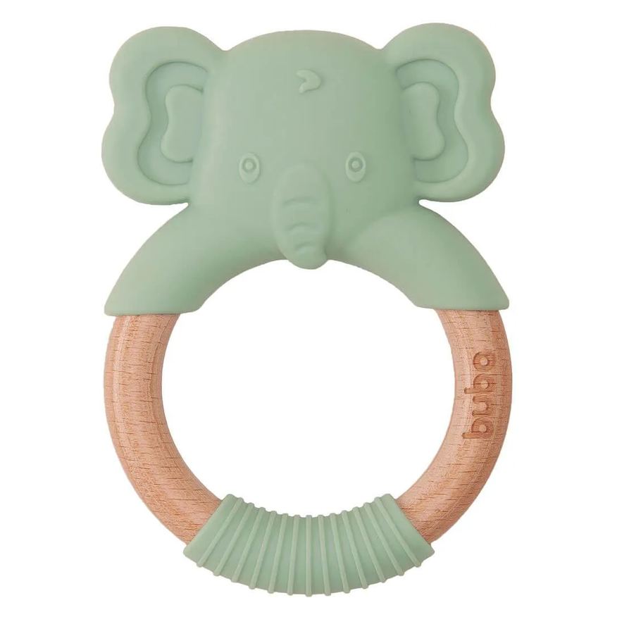 Buba Mordedor Elefante em Silicone Verde