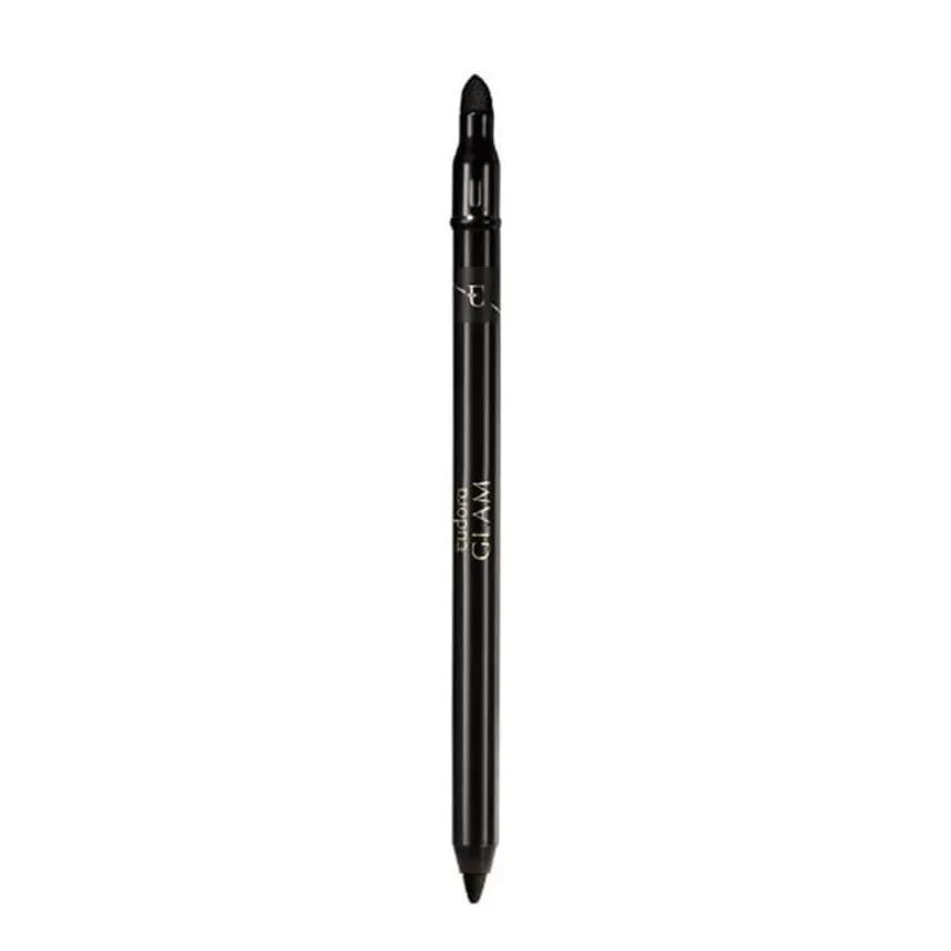 Eudora Glam Lapis Kajal com Esfumador Preto Absoluto 1,1g