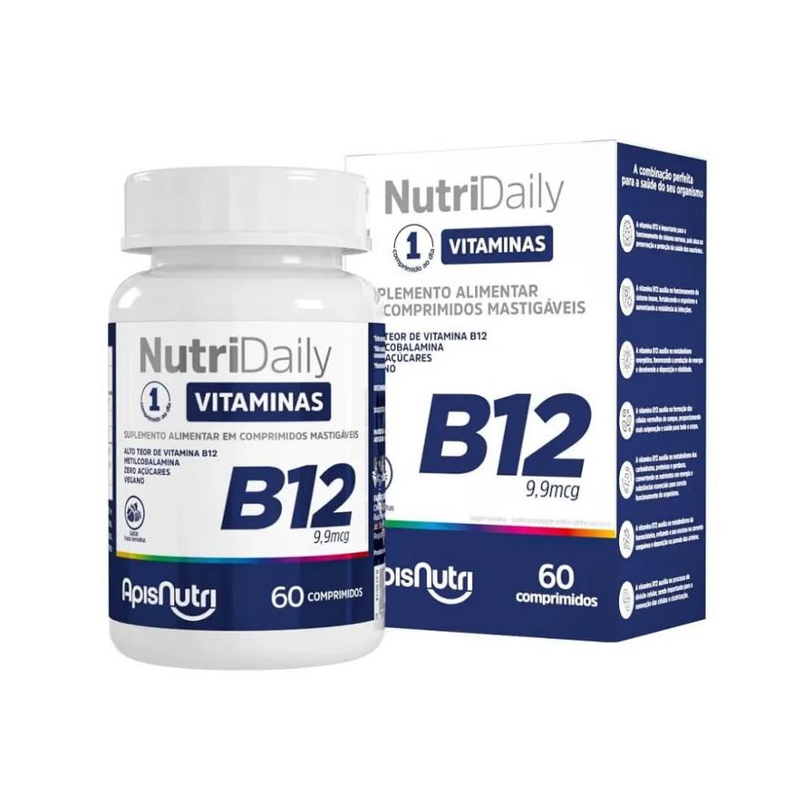 Apisnutri Nutridaily B12 (60 Comp) - Padrão: Único