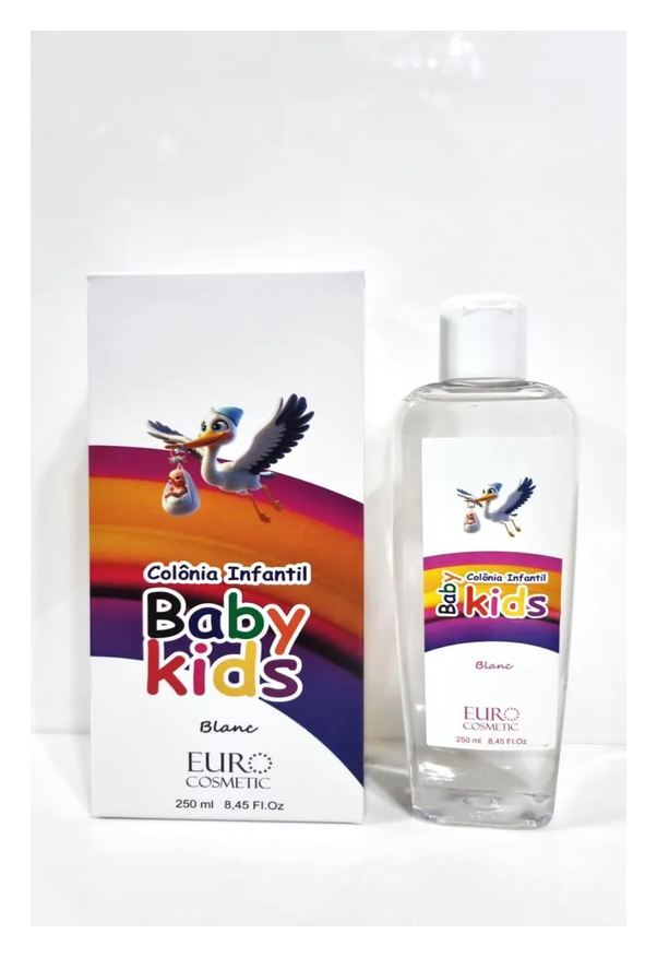 Euro Cosmetics Colônia Infantil Baby Kids Blanc Euro Cosmetic 250ml