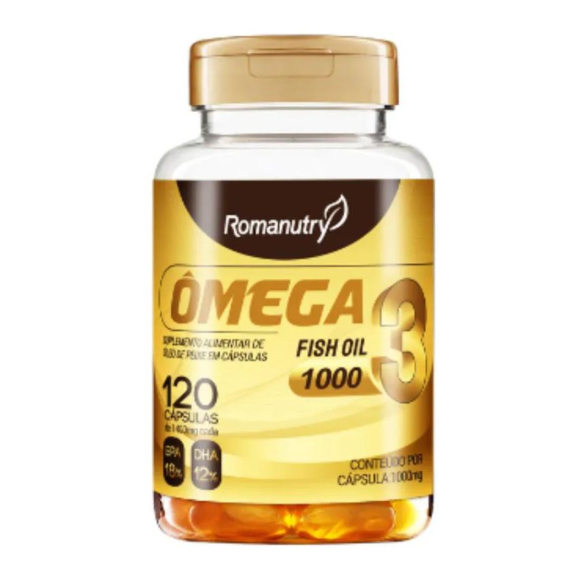 Romanutry Ômega 3 1000mg 120 cápsula
