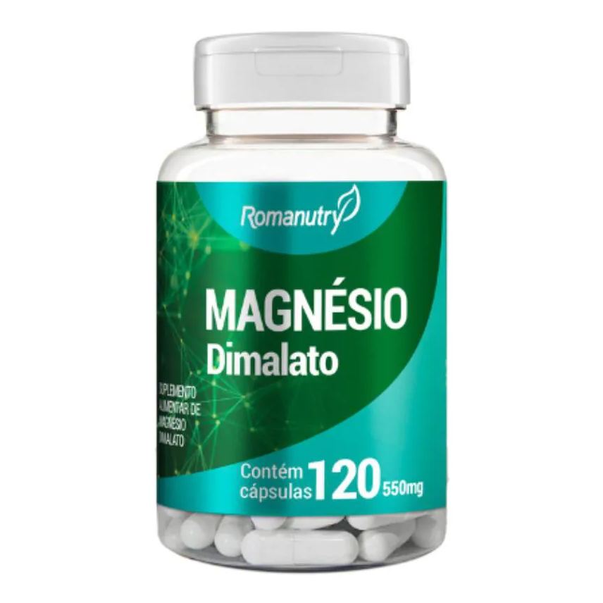 Romanutry Magnésio Dimalato 500mg 120 cápsula