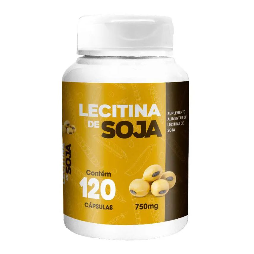 Romanutry Lecitina de Soja 750mg 120 cápsula