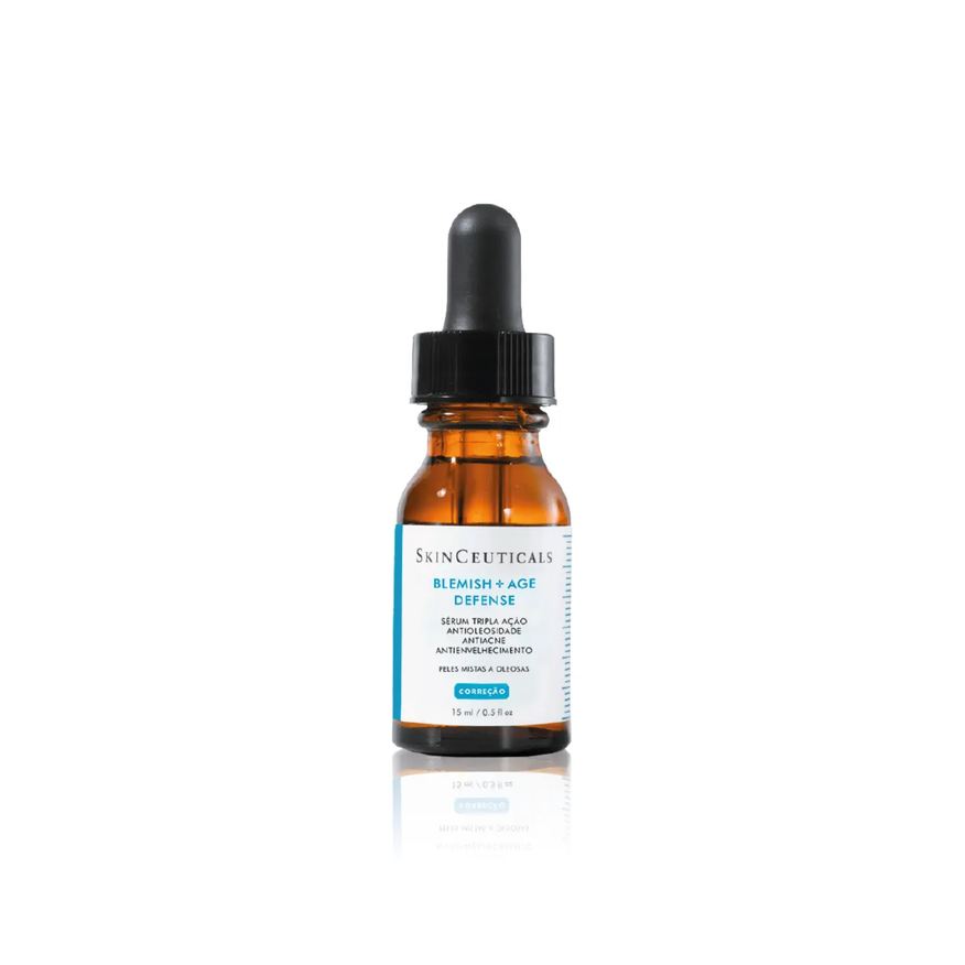 SkinCeuticals Sérum Facial Antioleosidade, Antiacne e Antienvelhecimento Blemish + Age Defense com 15ml