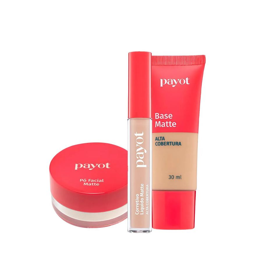 Payot Kit Alta Cobertura Alta Cobertura e Pó Solto (3 Produtos)