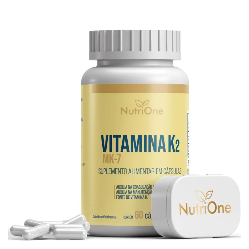 Nutrione Vitamina K2 Mk7 Menaquinona 60 Capsulas