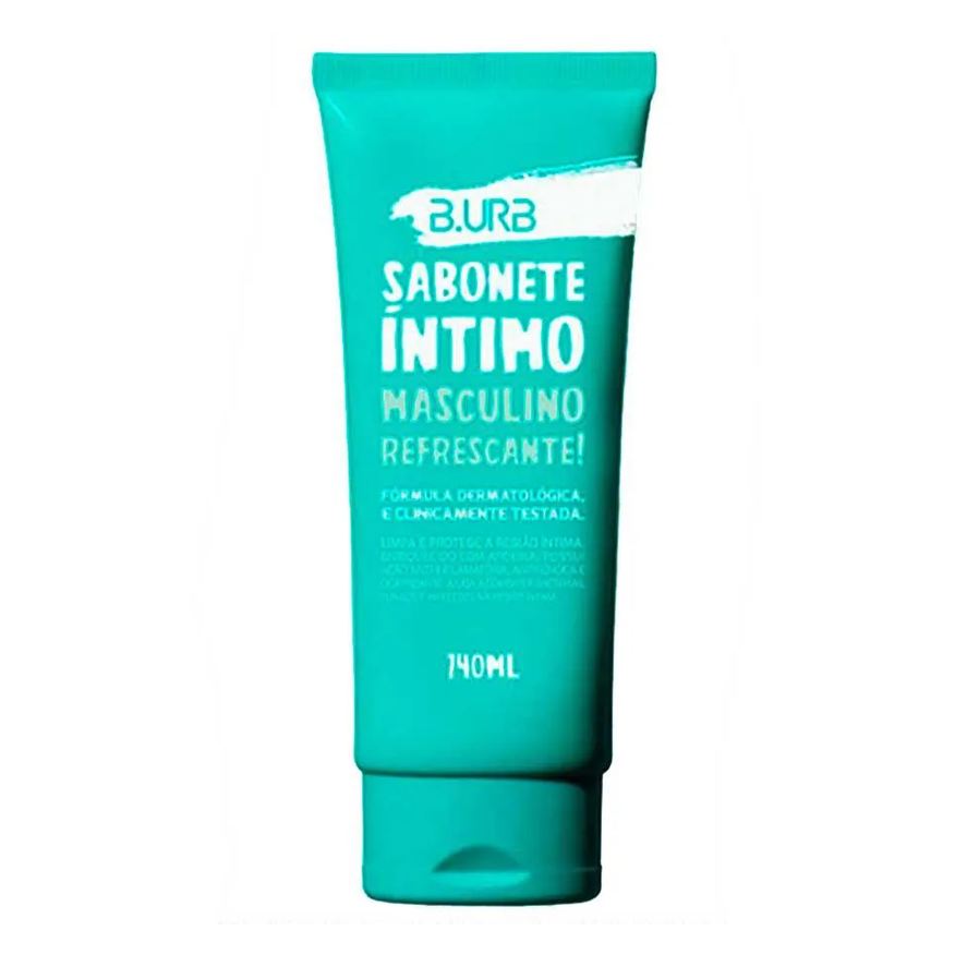 B.urb Sabonete Íntimo Masculino Refrescante Fórmula Testada 140ml Barba Urbana