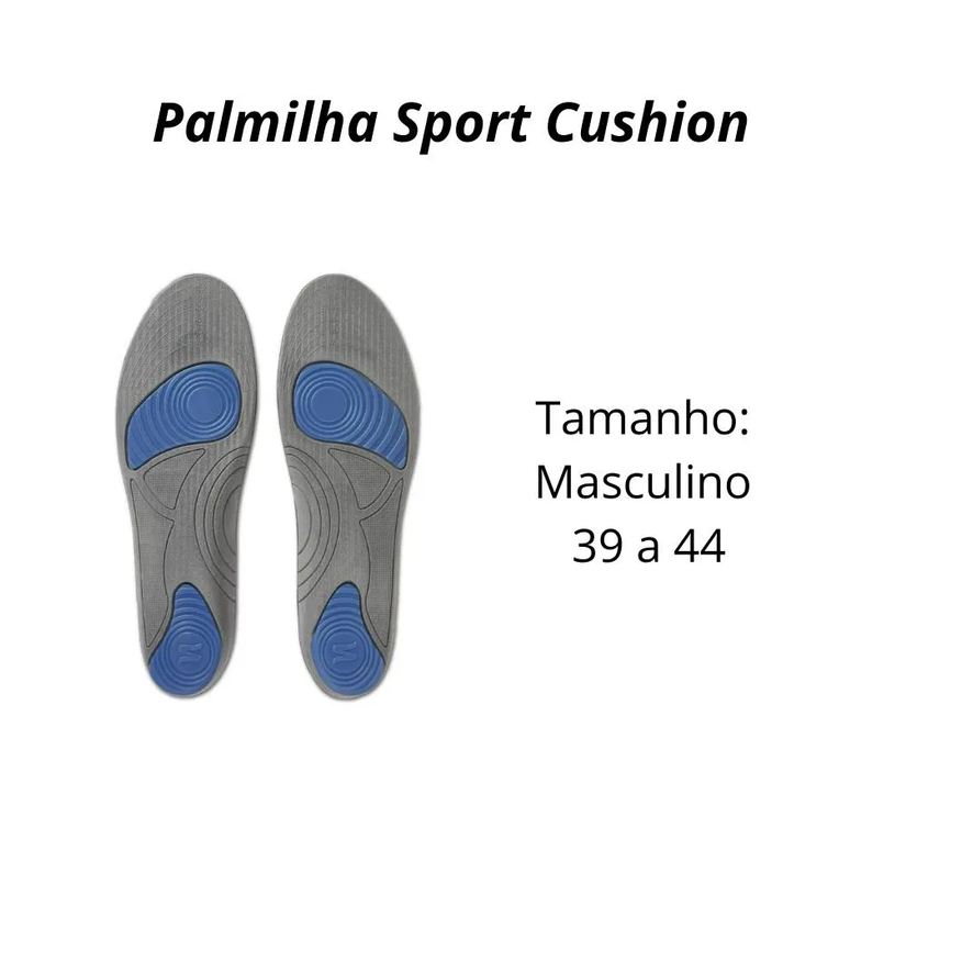 Sofcomfort Palmilha Sport Masculino 39 a 44 Chantal
