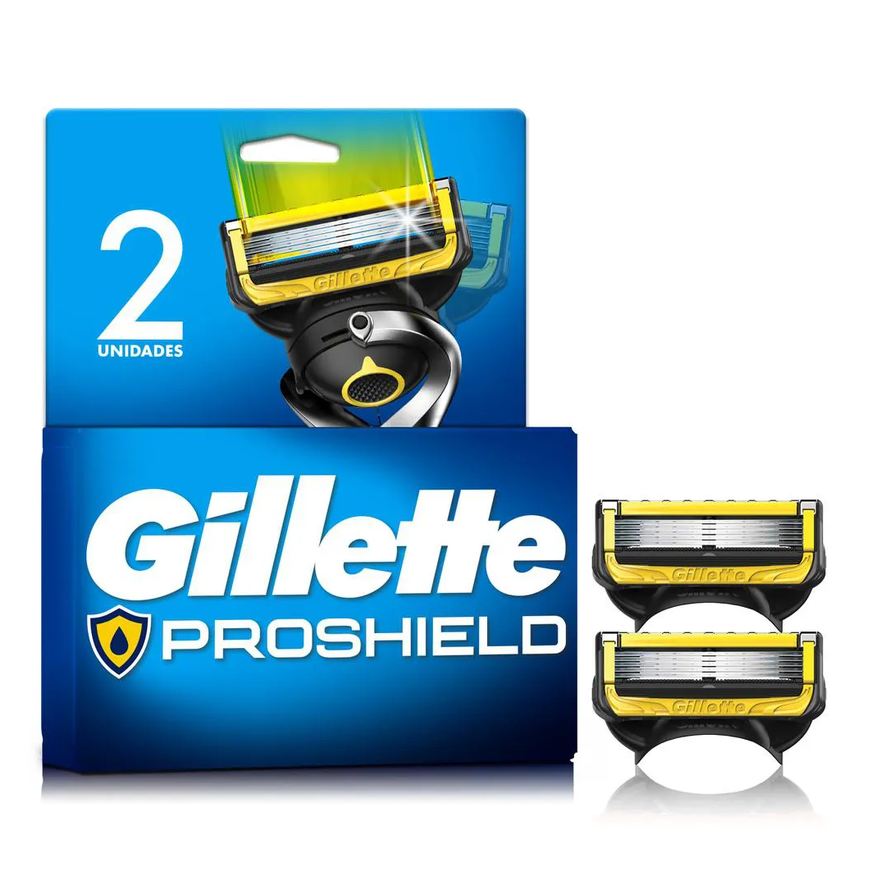 Gillette Carga para Aparelho de Barbear Fusion Proshield 2 unidades