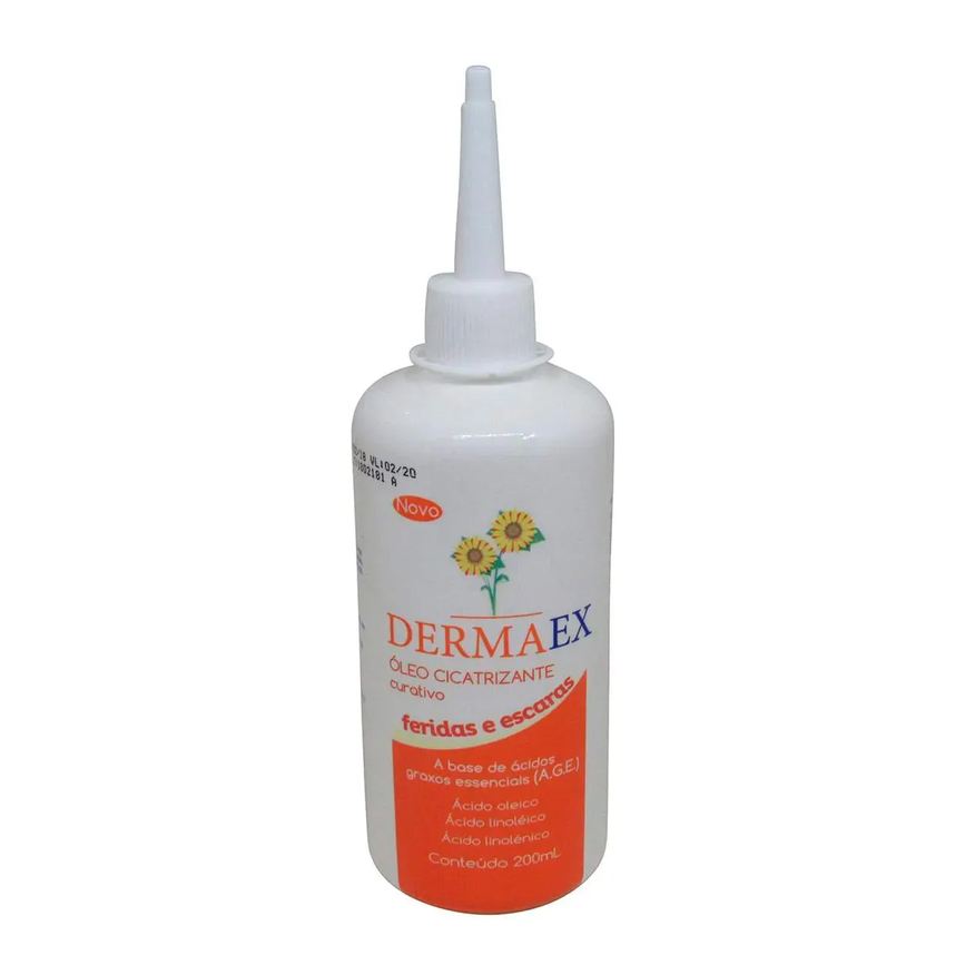 Nutriex Óleo de Girassol Cicatrizante 200ml Dermaex Caixa 24un