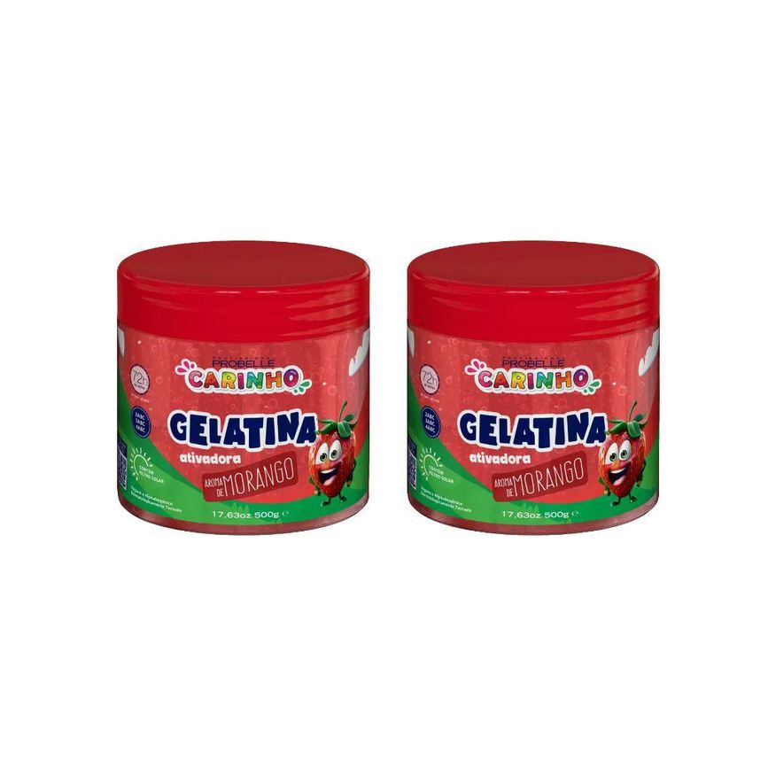 Probelle Gelatina Capilar Super Bonita 500g Carinho Mora 2un