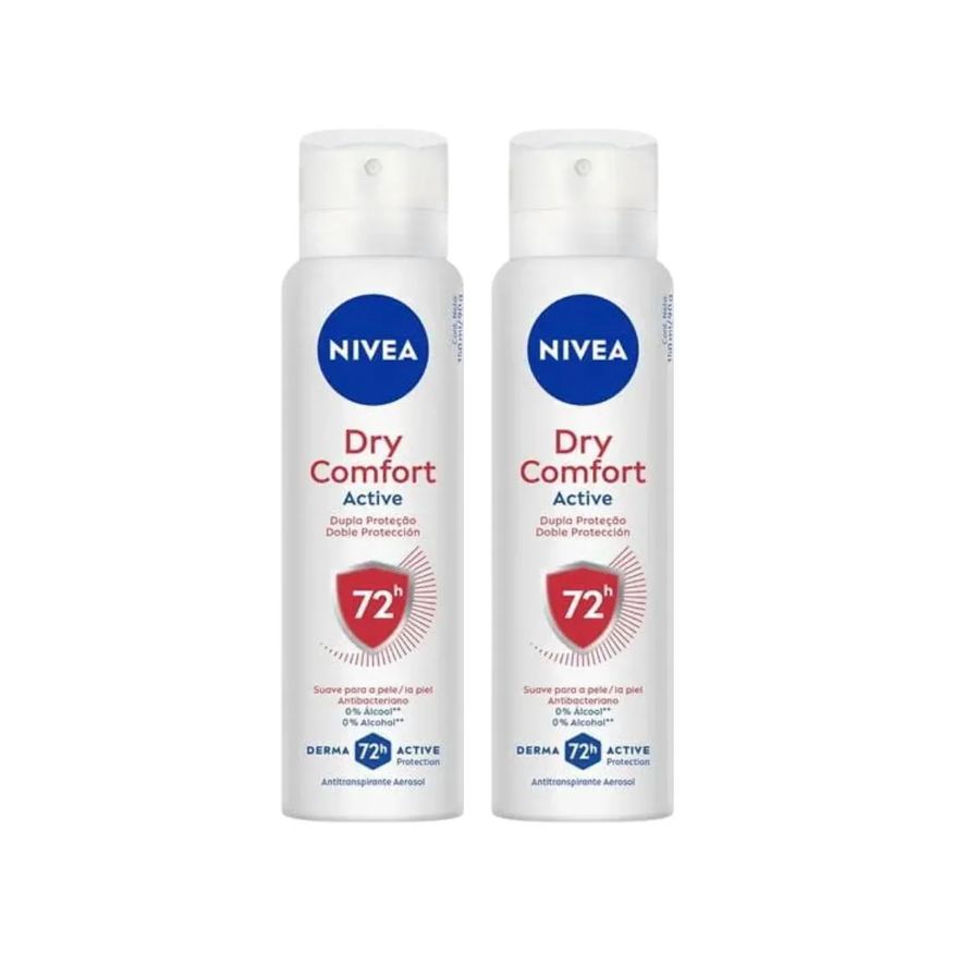 Nivea Desodorante Aero 150ml Fem Dry Comfort - Kit C / 2un