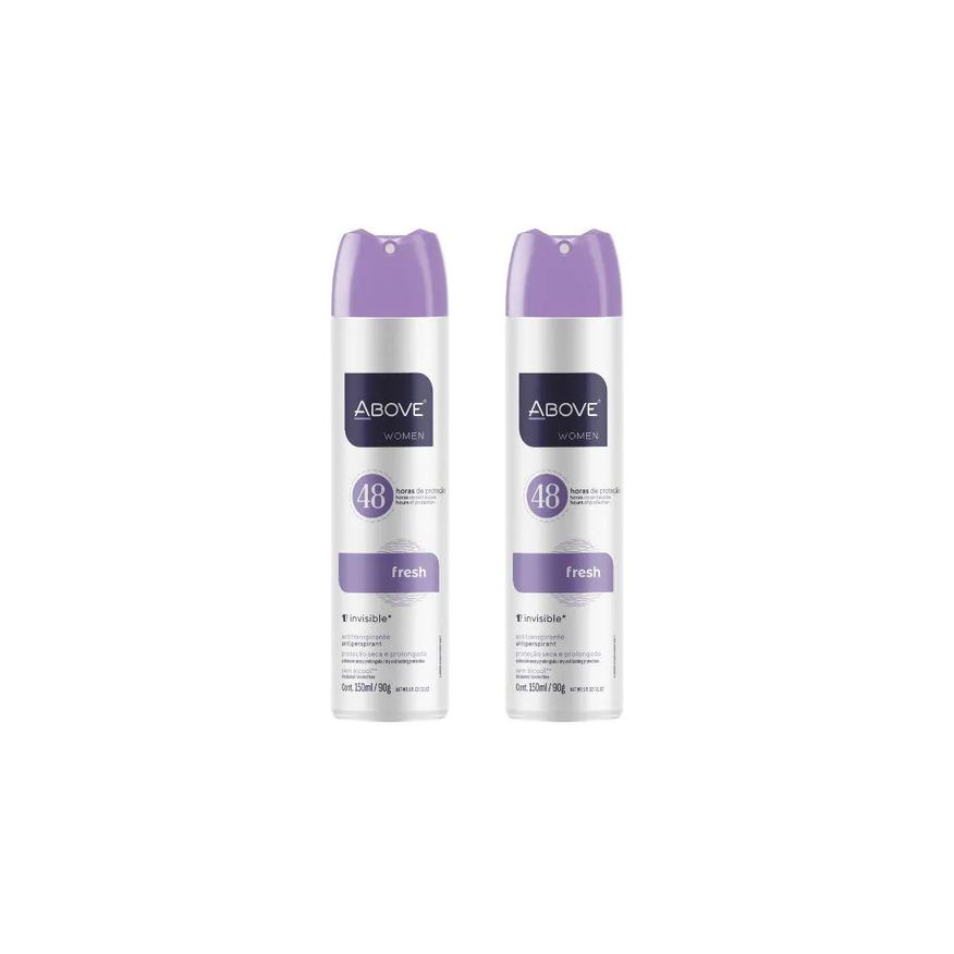 Above Desodorante Aero 150ml Fem Fresh - Kit C / 2un