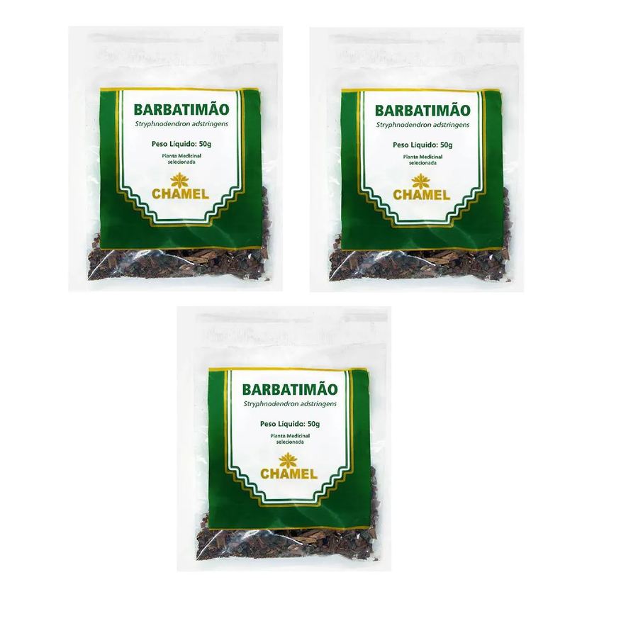 Chamel Kit 03 Pacote de Chá de Barbatimão 50g