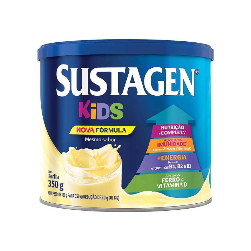 SUSTAGEN FóRMULA INFANTIL KIDS BAUNILHA LATA 350g