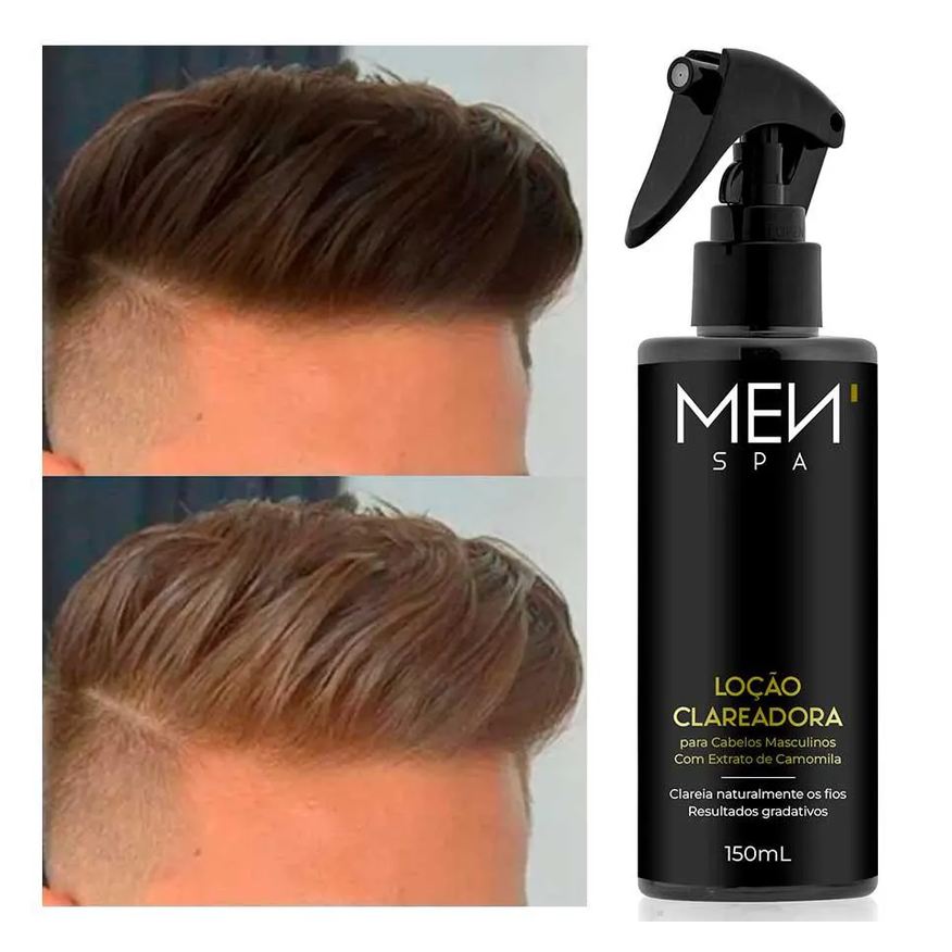 Menspa Loção Clareadora para Cabelo e Barba Masculino 150ml