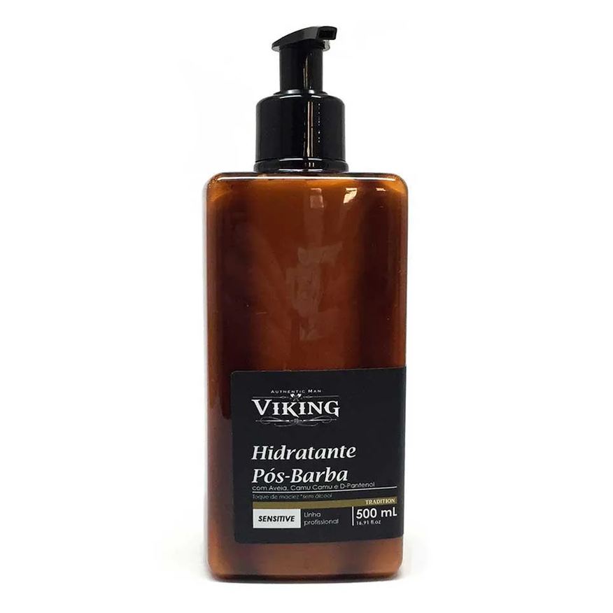 Viking Hidratante Pós Barba 500ml Tradition Sensitive sem Álcool