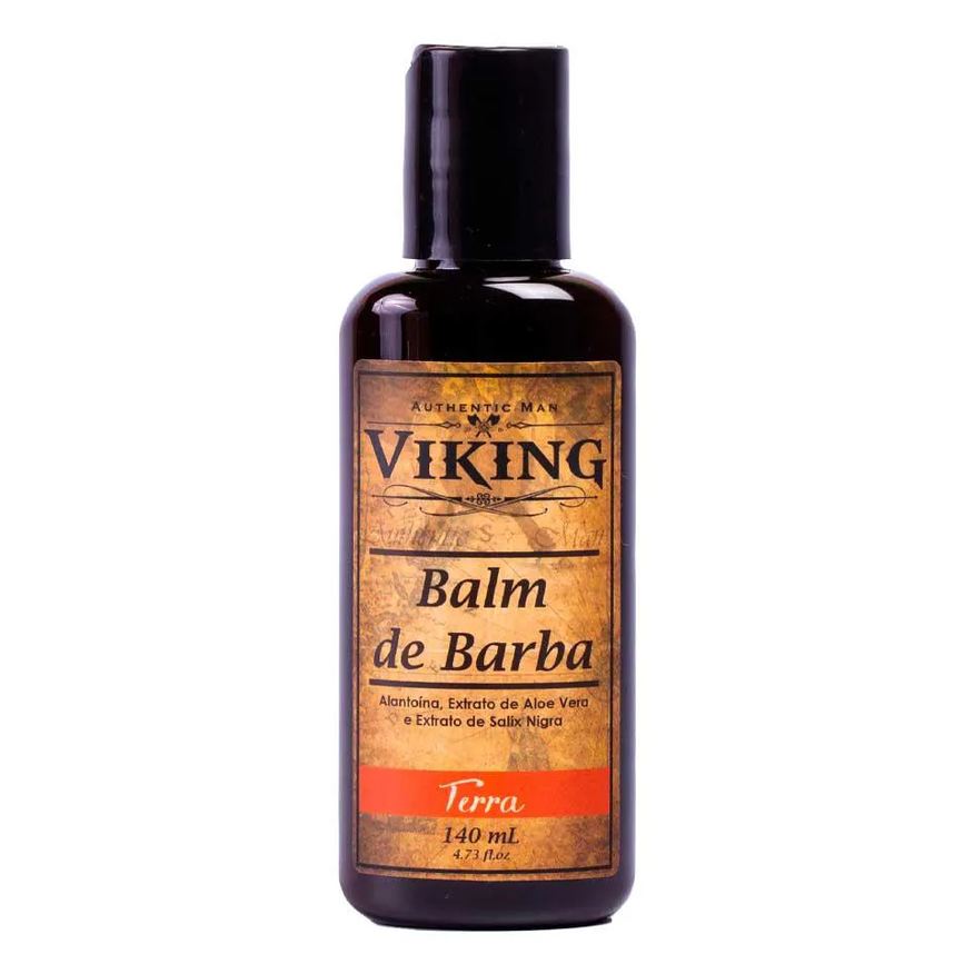 Viking Balm de Barba Terra com Extrato de Aloe Vera 140ml