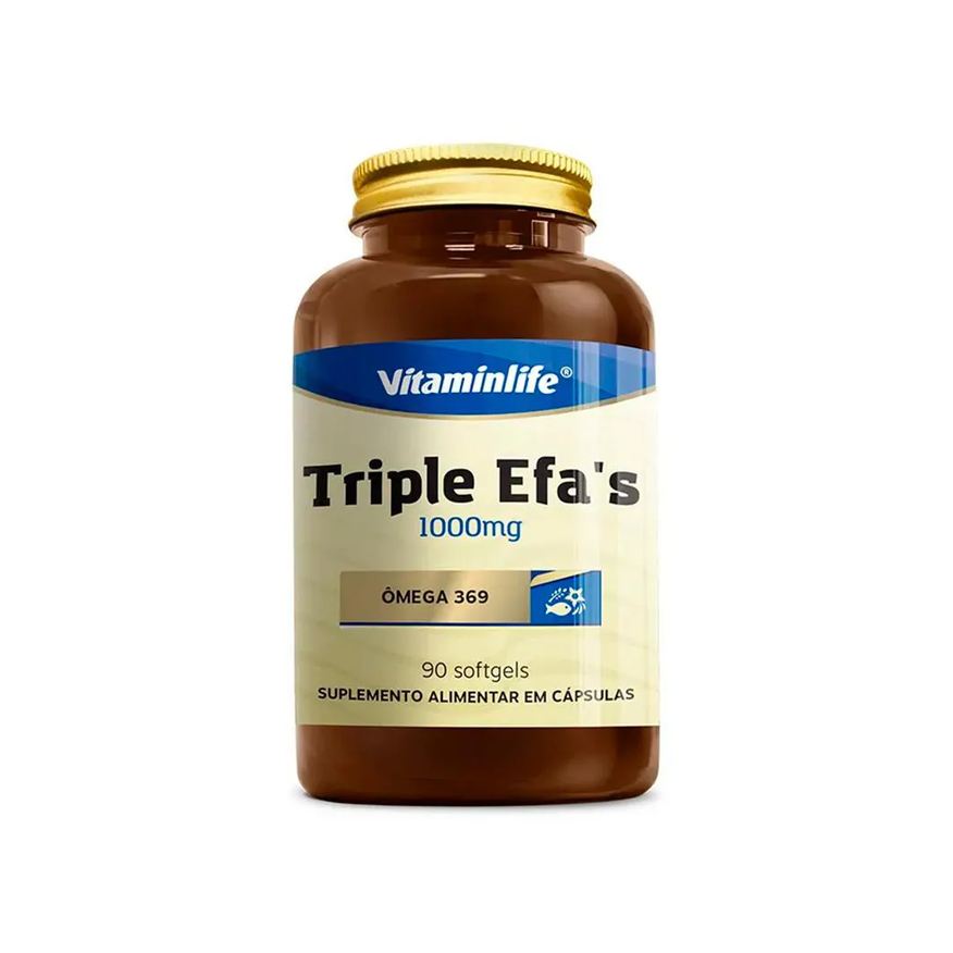 Vitaminlife Triple Efa'S Omega 369 1000mg (90 Cápsulas)