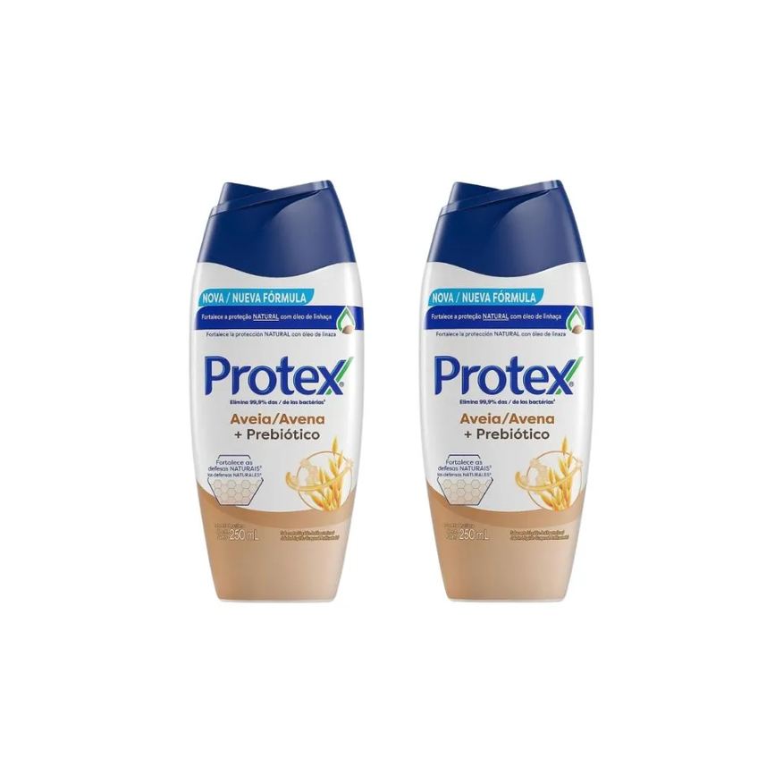 Protex Sabonete Liquido 250ml Aveia - Kit C / 2un