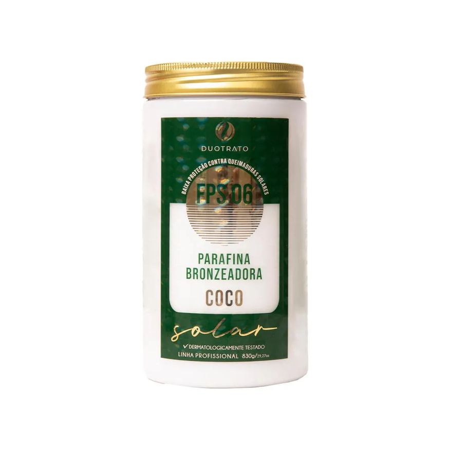 Duotrato Parafina Bronzeadora 830g - Coco