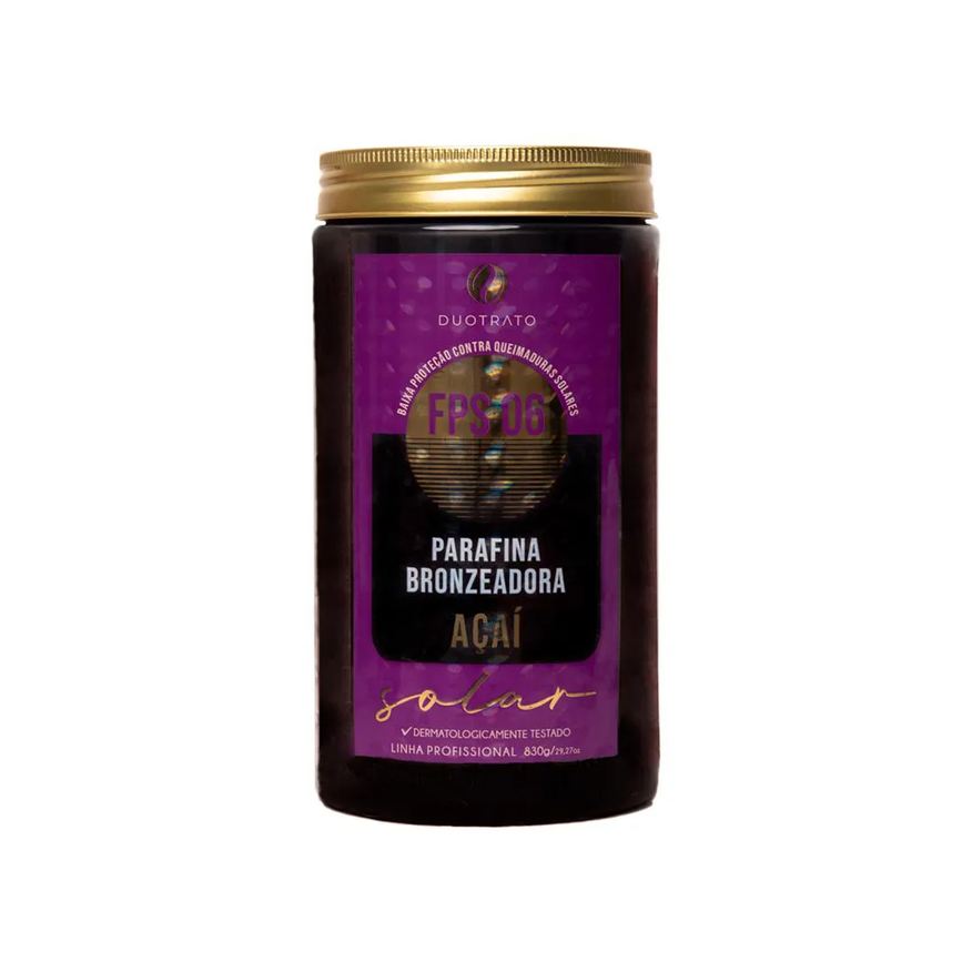Duotrato Parafina Bronzeadora 830g - Açai