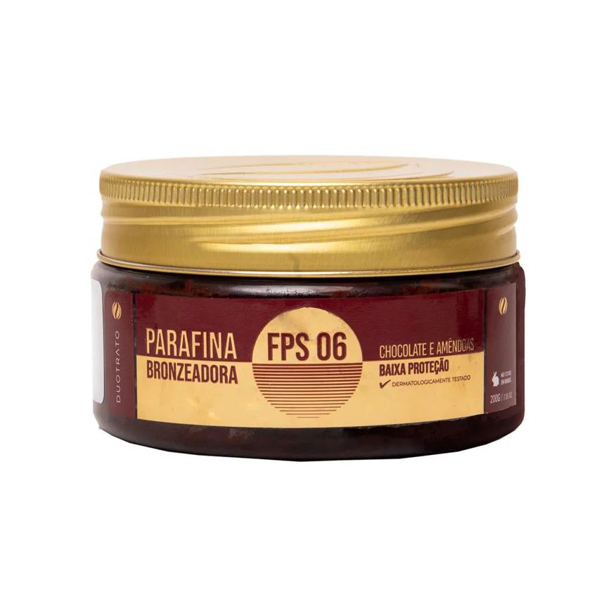 Duotrato Parafina Bronzeadora 200g - Chocolate e Amendoas