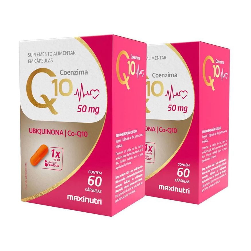 MAXINUTRI KIT 2 COENZIMA Q10 GOLD UBIQUINONA 50mg 60 Cápsulas