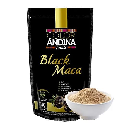 Color Andina Maca Peruana Black (preta) Maca, Food, 100g