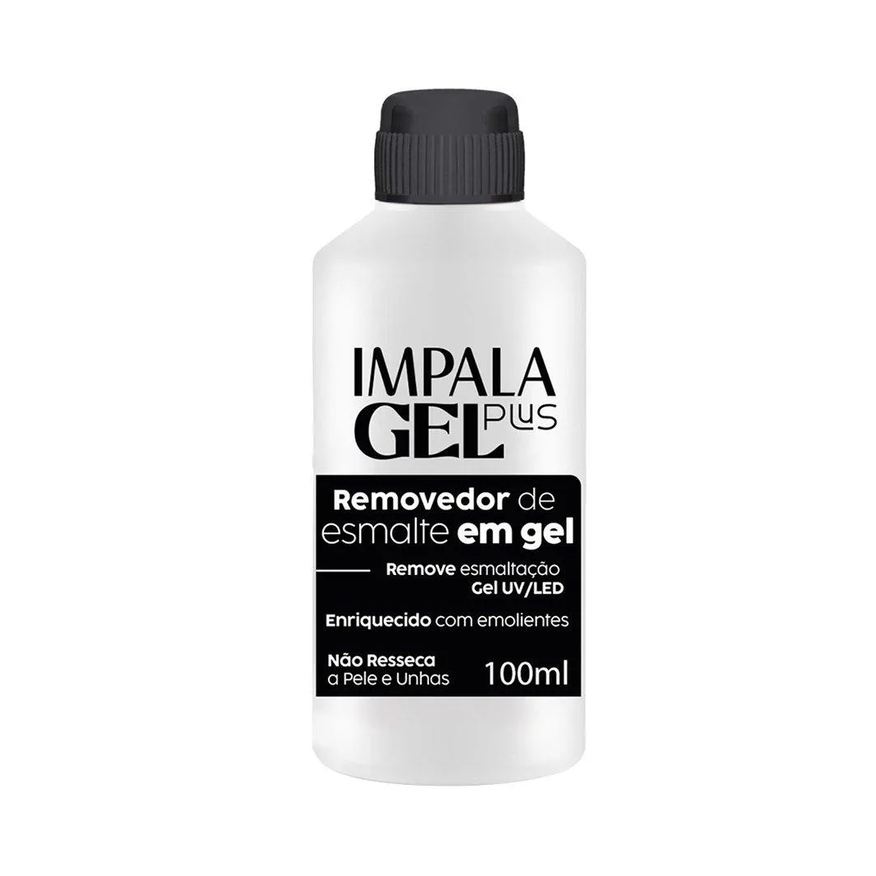 Impala Removedor de Esmalte Gel Plus 100ml - Embalagem com 12 unidades