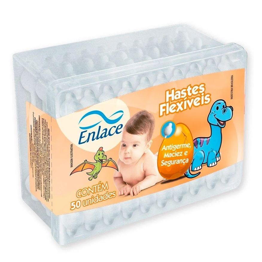 Enlace Hastes Flexíveis Baby 12 Embalagens com 50 unidades