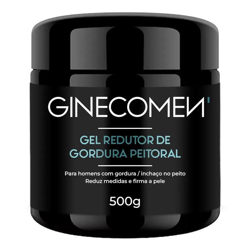 Ginecomen Gel Redutor de Ginecomastia Lipomastia Testado e Aprovado 500g