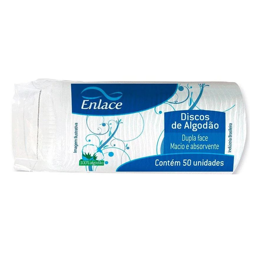 Enlace Algodão Disco 24 Embalagens com 50 unidades