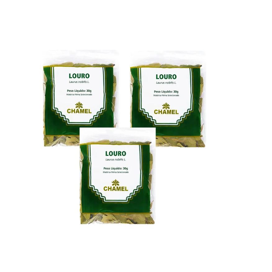 Chamel Kit 03 Pacote de Chá de Louro 30g