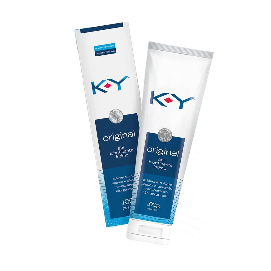 K-Y Gel Lubrificante Íntimo Original com 100g