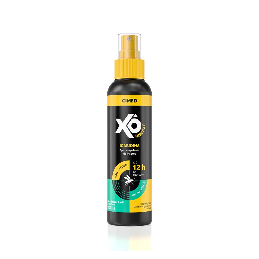 de Repelente Insetos Xô Inseto Icaridina Spray 100ml