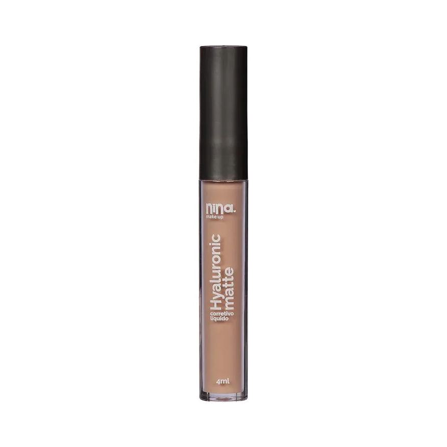 Nina Makeup Corretivo Liquido Hyaluronic Matte Cor 1