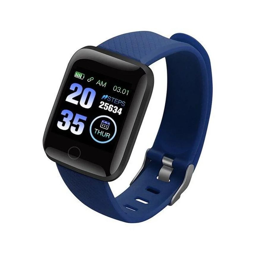 Smart Bracelet Relogio Inteligente Smartwatch D13 Azul Pedometro Multi - Esportes Km Kcal Fc Pa