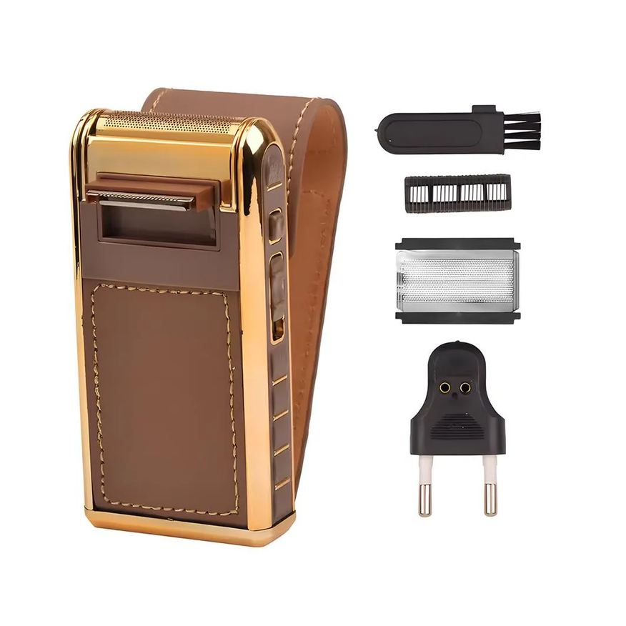 Kemei Barbeador Rscw - 5500 Dourado Recarregável Bivolt