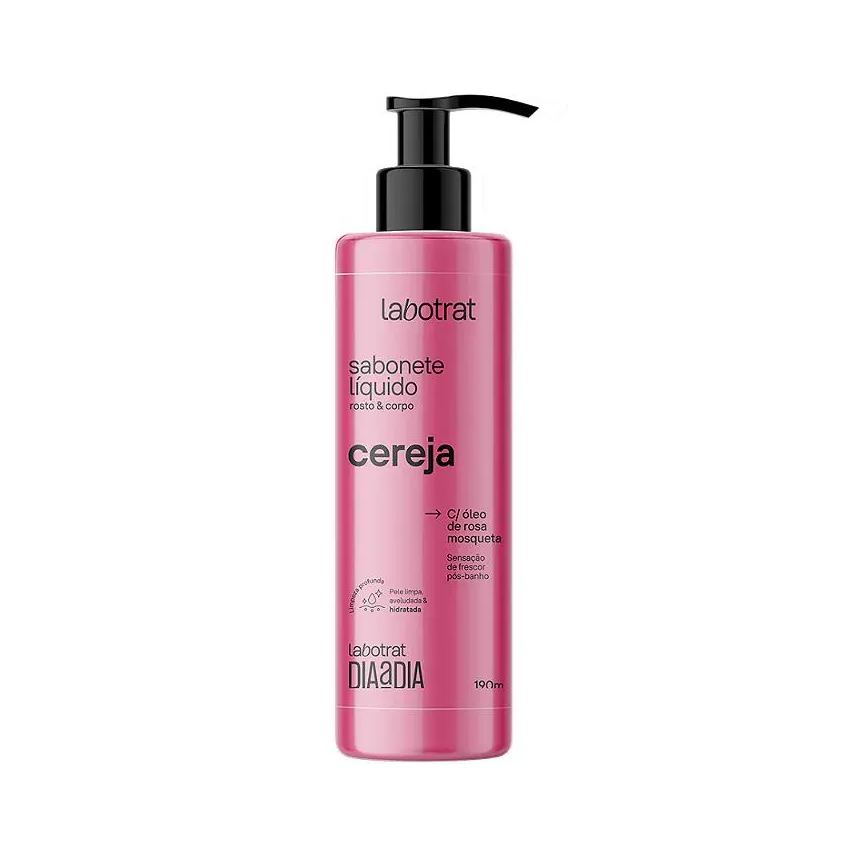 Labotrat Sabonete Líquido Rosto Corpo Cereja 190ml