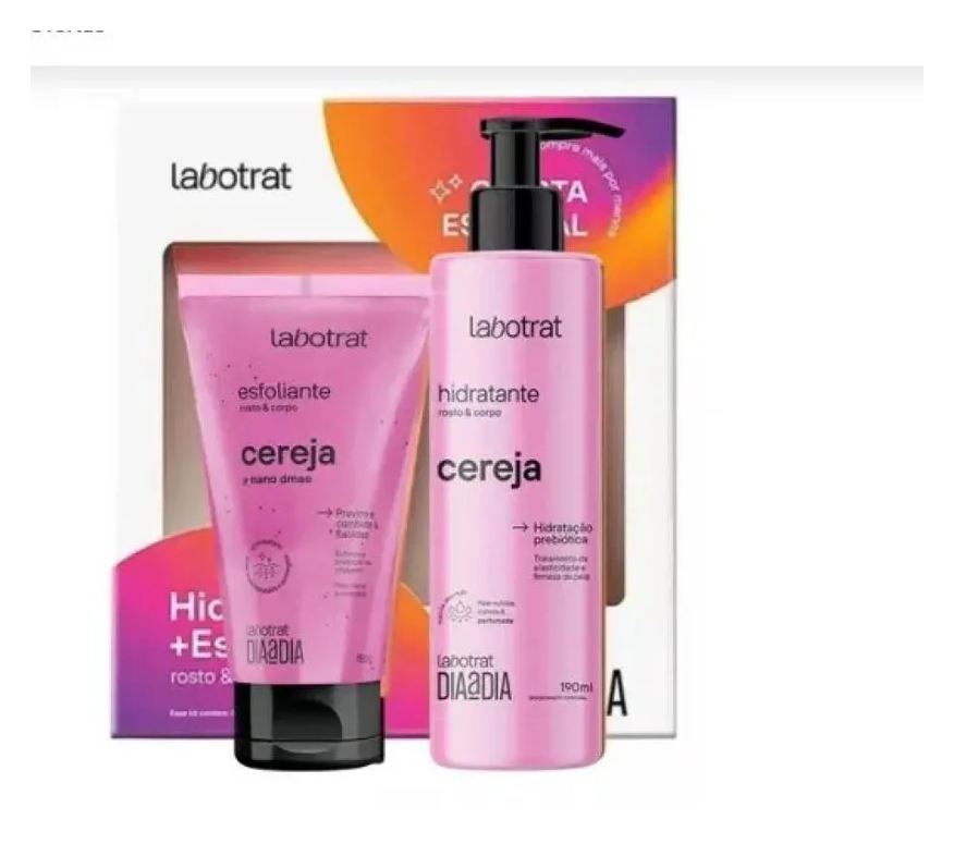 Labotrat Kit Hidratate + Esfoliante Dia a Dia Cereja