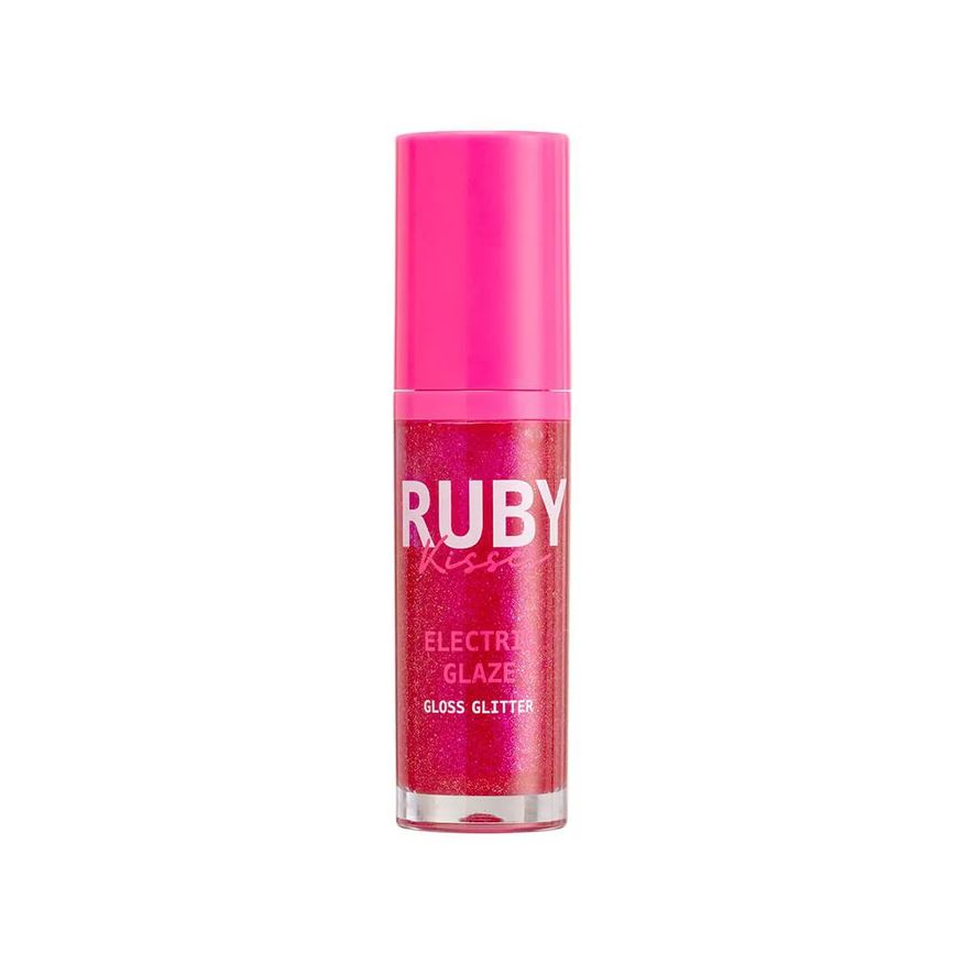 Ruby Kisses Gloss Glitter Electric Glaze - Fúcsia