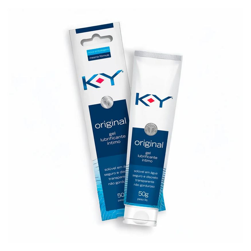 K-Y Gel Lubrificante Íntimo Original com 50g