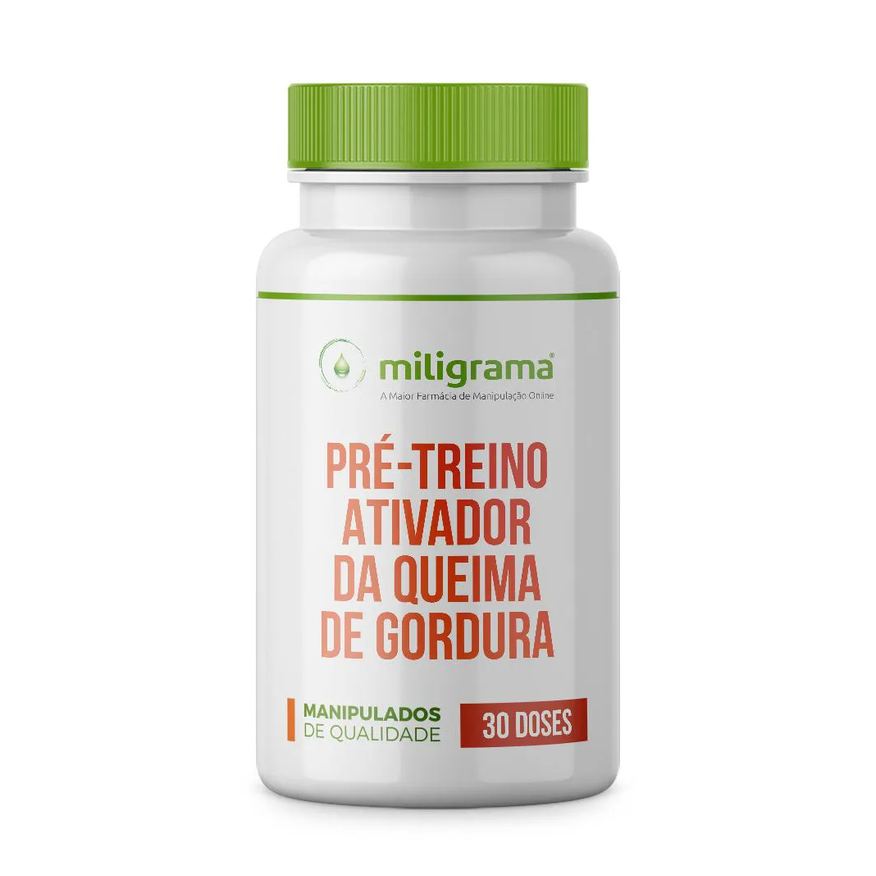 Miligrama Pré-treino Ativador da Queima de Gordura 30 Doses