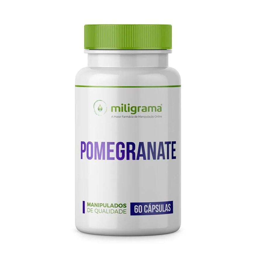 Miligrama Pomegranate Extrato de Romã 350mg 60 cápsulas