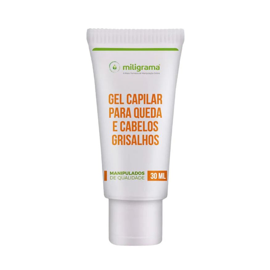 Miligrama Gel Capilar para Queda e Cabelos Grisalhos 30g